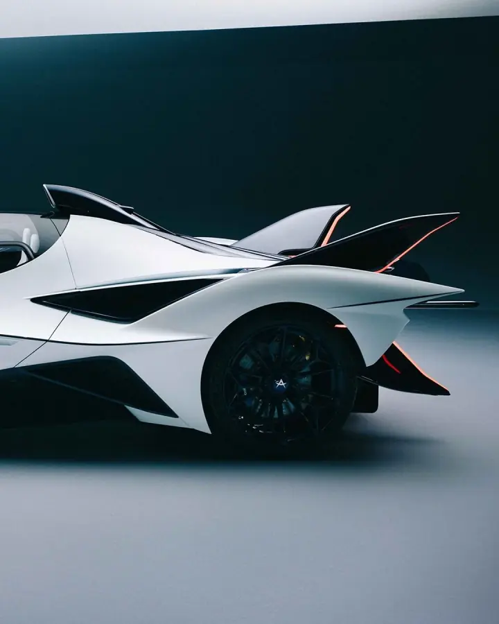 Modern electric performance concept car