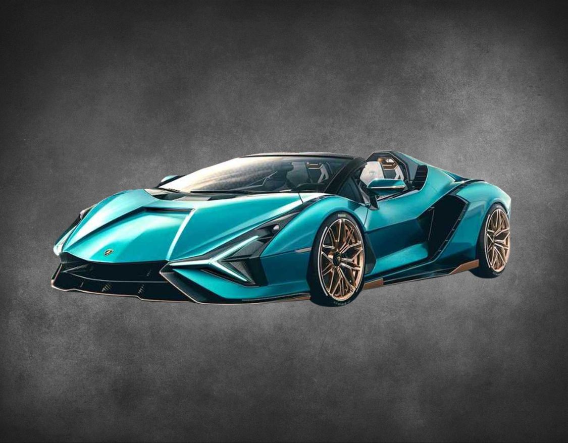 Lamborghini Sián Roadster in Dubai – hybrid V12 supercapacitor model